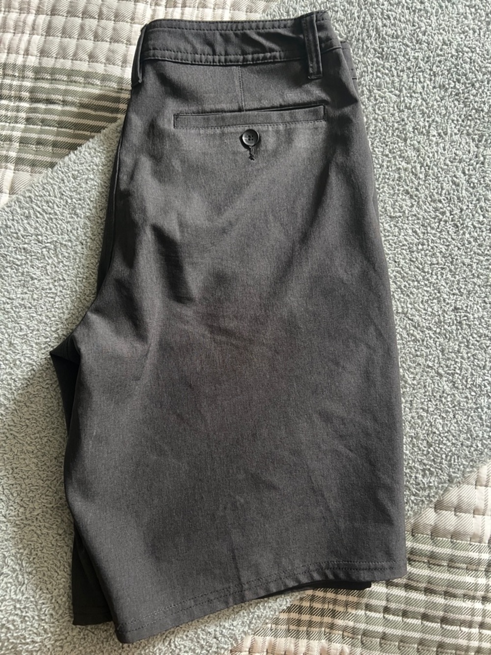 O'Neill Men's Charcoal Gray Flat Front Shorts